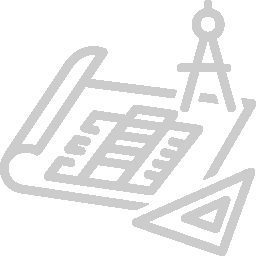 Ícone Projetos (Arquitetônico, Estrutural, Hidráulico e Elétrico)